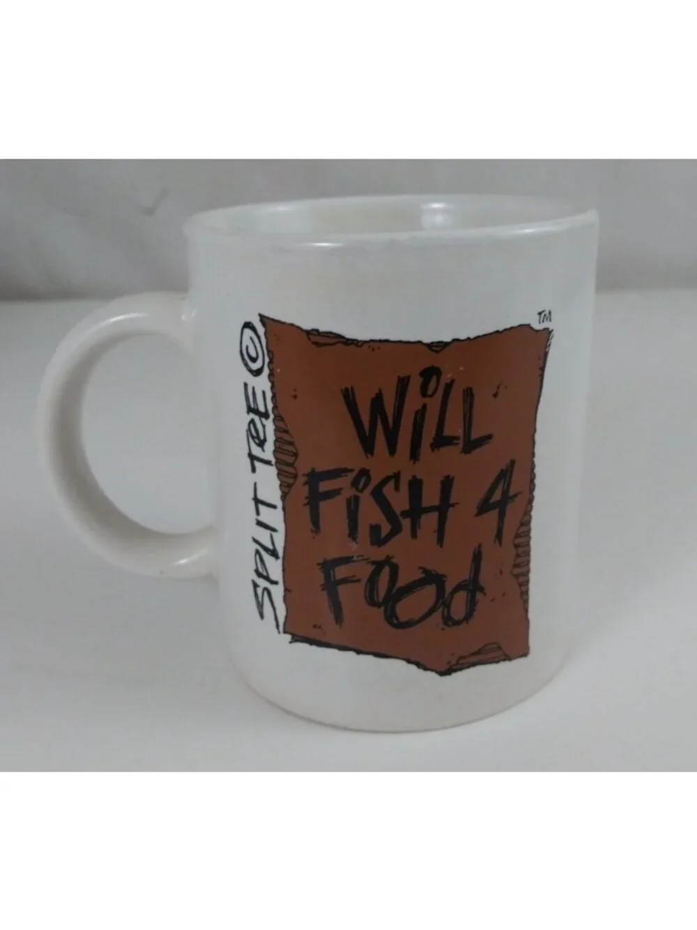 Split Tee Will Fish 4 Food Novelty Coffee Cup